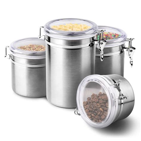 stainless steel storage boxes with lids|stainless steel airtight container.